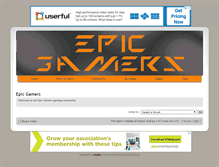 Tablet Screenshot of epicgamers.com